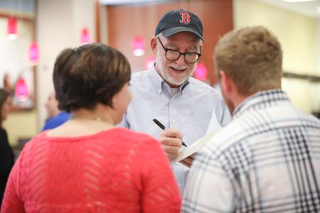 Author Bob Goff signs copies of his new book in Lifeway Christian Store prior to the Auxiliary Banquet. - Photo by Kristi McMurry Woody