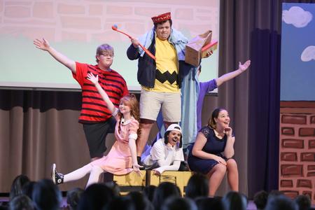 Students perform in the annual Children's Show, "You're a Good Man, Charlie Brown." - Photo by Kristi McMurry Woody
