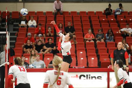 Christa Karns plays in a game against Lane College.  - Photo by Kristi McMurry Woody