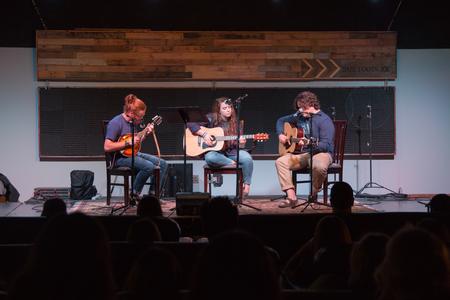 Tungsten Lights performs during the Songs & Stories event in Barefoots Joe. - Photo by Lynn Tucker