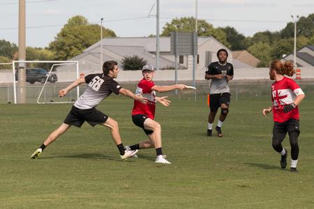 Dakota Stedman, engineering major, plays for the Union Jaxx. - Photo by Lynn Tucker