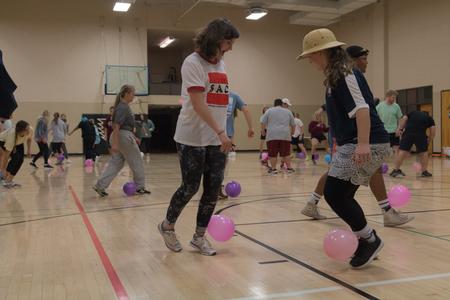 Students participate in Bulldog Olympics, hosted by the senior class for Homecoming. - Photo by Lynn Tucker