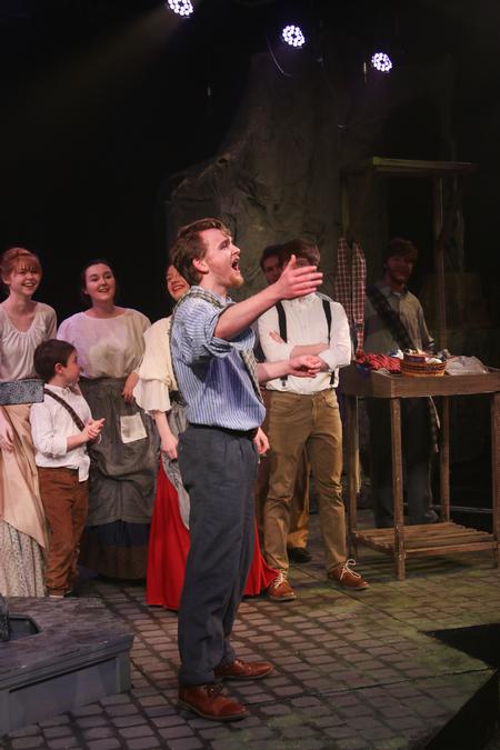 Students perform in the spring production, Brigadoon, in the WD Powell Theatre. - Photo by Hannah Heckart