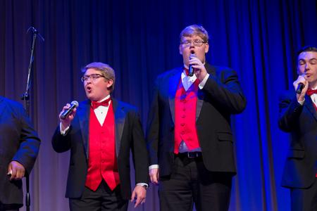 The Voices of Proclamation performs in the chapel for the Spring Choral Concert. - Photo by Nikki Grim