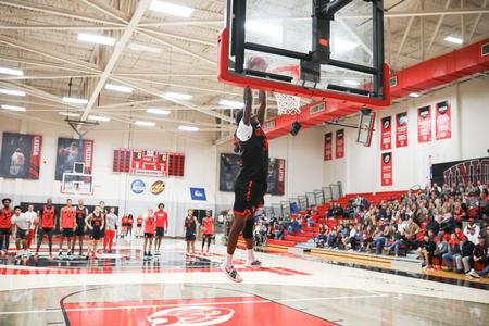 Students enjoy the dunking contest during Bulldog Madness. - Photo by Kristi McMurry Woody