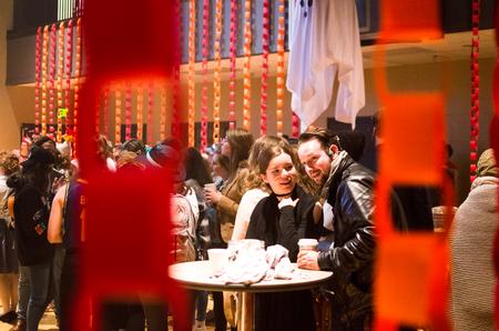 Students enjoy the annual Costume Coffee House event during Halloween. - Photo by Jess Newendyke