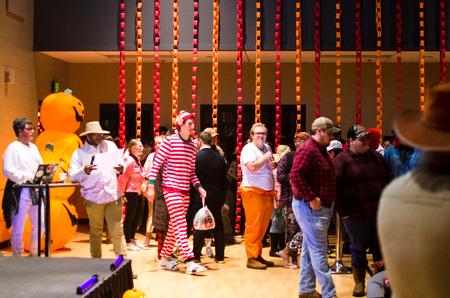 Students enjoy the annual Costume Coffee House event during Halloween. - Photo by Jess Newendyke