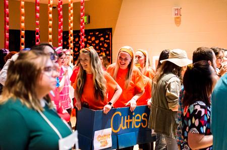 Students enjoy the annual Costume Coffee House event during Halloween. - Photo by Jess Newendyke