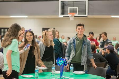 Students enjoy a Kappa Delta fundraising event. - Photo by Nikki Grim