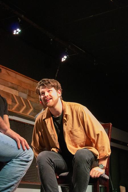 Blank Slate Improv performs in Barefoots Joe. - Photo by Hannah Heckart