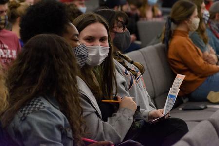 Students enjoy the SAC Bingo tournament. - Photo by Naomi Mengel