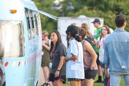 Students enjoy SAC Fest during Welcome Week. - Photo by Kristi McMurry Woody