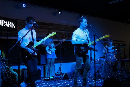 Goldpark performs in Barefoots Joe. - Photo by Abigail Aspinwall