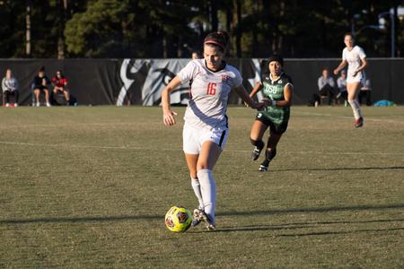 The lady bulldogs compete against Delta State University during Community Night. - Photo by Abigail Aspinwall