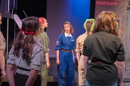 Students perform in the fall play, Decision Height. - Photo by Abigail Aspinwall