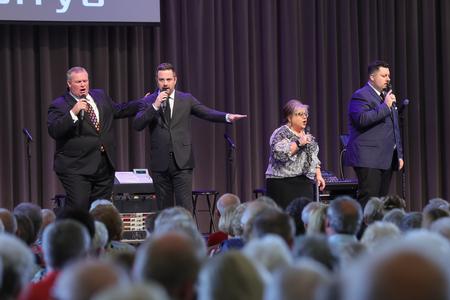 The Perrys perform at the annual Senior Adult Extravaganza. - Photo by Suzanne Rhodes