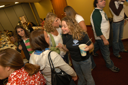 Incoming freshman get an early chance to meet during the Spring Thing weekend. - Photo by Morris Abernathy