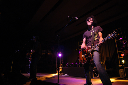 Sanctus Real performed for future and current students as well as members of the Union community at the Spring Thing concert held in the chapel. - Photo by Morris Abernathy