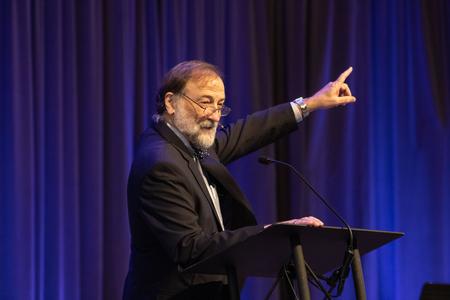 Hal Poe, Charles Colson university professor of faith & culture, speaks during a Word Series chapel from Mark 15. - Photo by Abigail Aspinwall