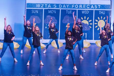 Zeta Tau Alpha performs during SAC's annual Variety Show. - Photo by Kristi McMurry Woody