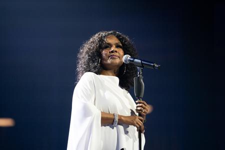 Christian recording artist CeCe Winans performs at the 25th annual Scholarship Banquet. - Photo by Kristi McMurry Woody