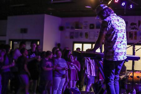 TopHouse performs in the opening concert of Fall 2023 in Barefoots. - Photo by Lindsey Atwood