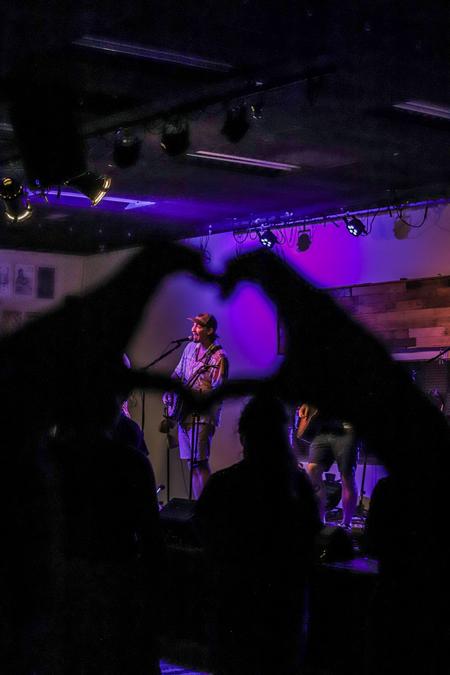 TopHouse performs in the opening concert of Fall 2023 in Barefoots. - Photo by Lindsey Atwood