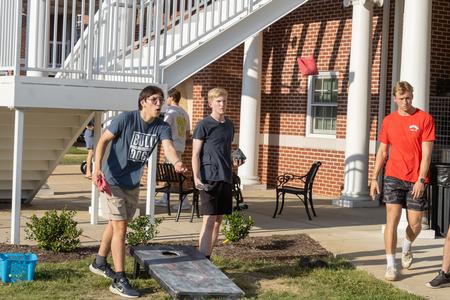 Residence Life hosts the Labor Day Block Party each year for students who stay in town for the holiday weekend. - Photo by Abigail Aspinwall