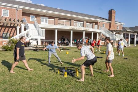 Residence Life hosts the Labor Day Block Party each year for students who stay in town for the holiday weekend. - Photo by Abigail Aspinwall