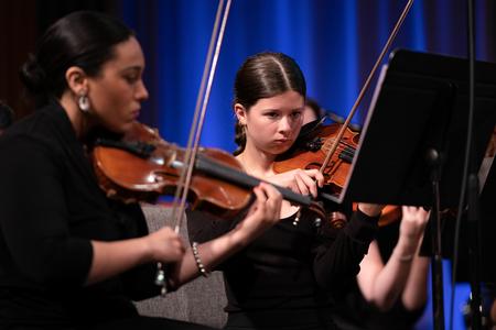 The Symphony Orchestra performed music that included Beethoven's Symphony #7 in A Major and selections from Pirates of the Caribbean by Klaus Badelt. - Photo by Kristi McMurry Woody
