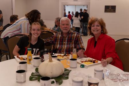 Families gathered for fellowship at the President's Brunch during Family Weekend. - Photo by Lauren Steed