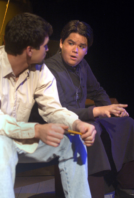 Josh Betts and Chad Carlson in <i>Lilies of the Field</i>. - Photo by Jim Veneman
