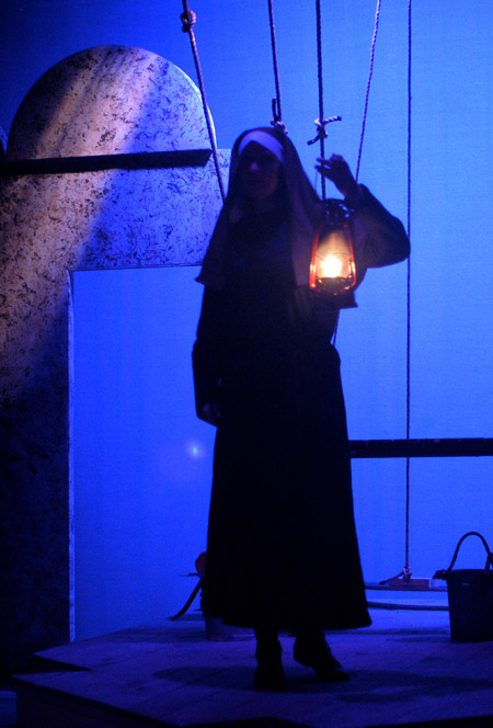 Laura Frost in <i>Lilies of the Field</i>.

 - Photo by Jim Veneman