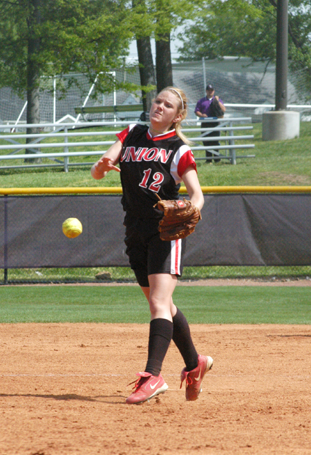 Jackie Cliff releases her pitch to the plate during a game in the TranSouth Conference Tournament. - Photo by Julie Powell
