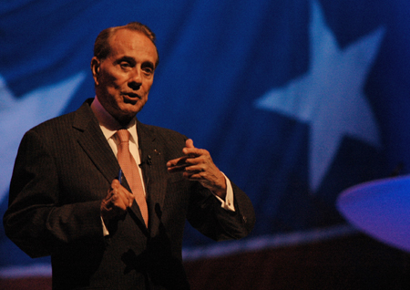 Former Republican Presidential nominee Bob Dole was the speaker for the 9th Annual Scholarship Banquet. - Photo by Kristen Nicole Sayres