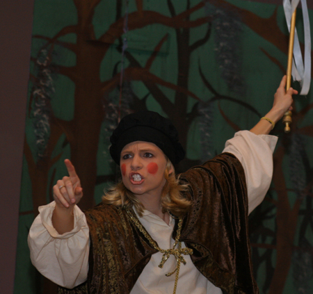 Emily Watlington performs in the children's play <i>Hansel and Gretel</i>. - Photo by Kyle Kurlick