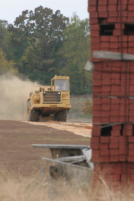 Construction for Roy L. White Hall started up during fall of 2005. - Photo by Kyle Kurlick