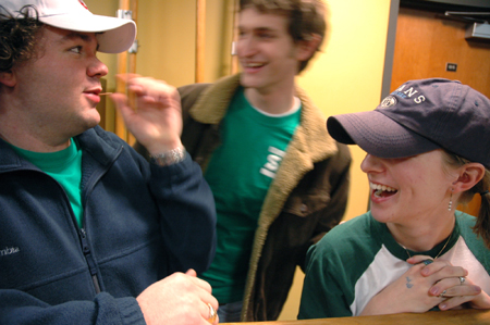 SAC members fellowship during the Homecoming Coffeehouse. - Photo by Kristen Nicole Sayres