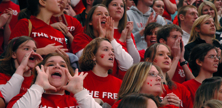 The Bulldog fans made some noise during the Homecoming game against Mountain State. - Photo by Kristen Nicole Sayres