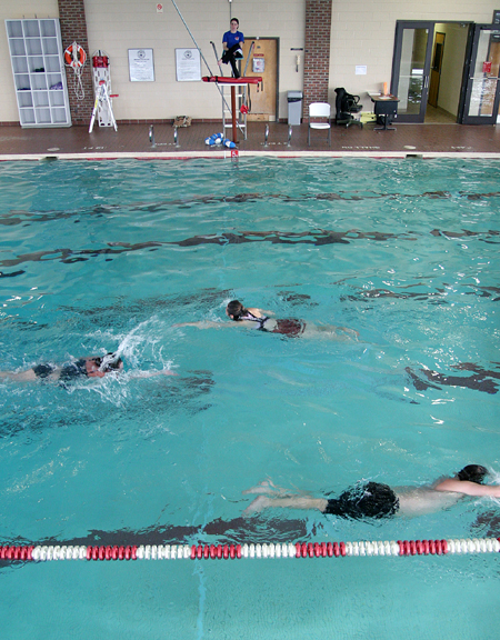 Swimmers enjoy the Acquatic Center. - Photo by Kyle Kurlick