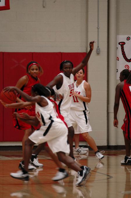 The Lady Bulldogs got their first chance to show off their skills during the scrimmage at Bulldog Madness. - Photo by Holly Gushee