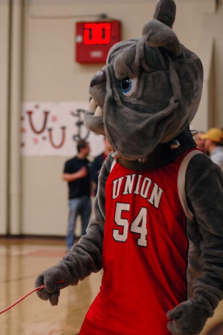 Buster the Bulldog made an appearance at Bulldog Madness. - Photo by Holly Gushee