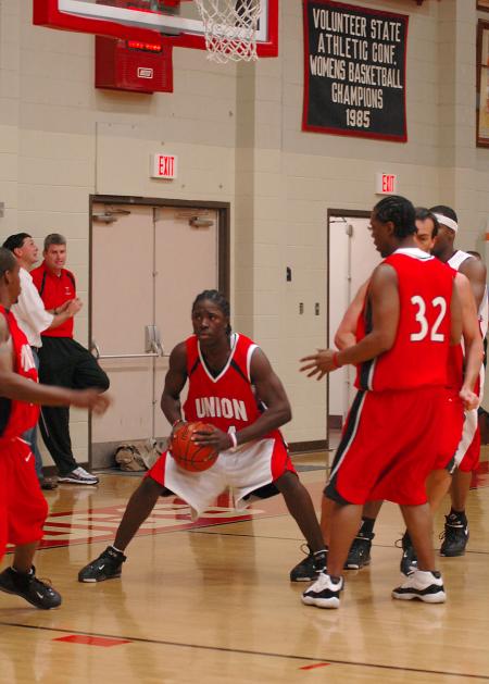 The Bulldogs show off their skills during the scrimmage at Bulldog Madness. - Photo by Holly Gushee