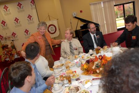 First Lady Lanese Dockery welcomed attendees at the Women's Auxiliary's fall luncheon. - Photo by Morris Abernathy
