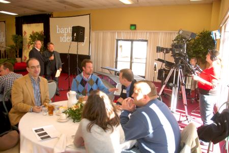 JEA's EPlus TV6 broadcast portions of Union's second Baptist Identity Conference live on their television station and on their website. - Photo by Morris Abernathy
