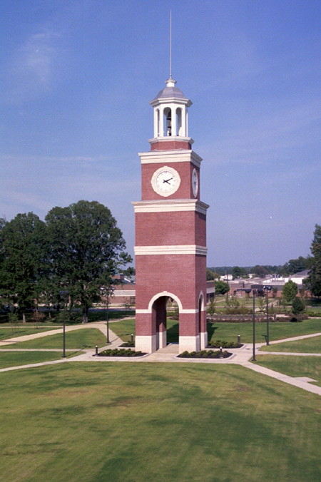 Aerial shot of Miller Tower from the west - Photo by Jim Veneman
