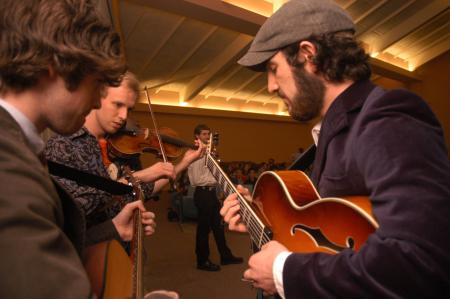 Musicians warm up before the 2007 SAC Variety Show. - Photo by Beth Spain