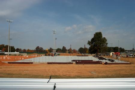 The foundation is laid for White Hall. - Photo by Morris Abernathy