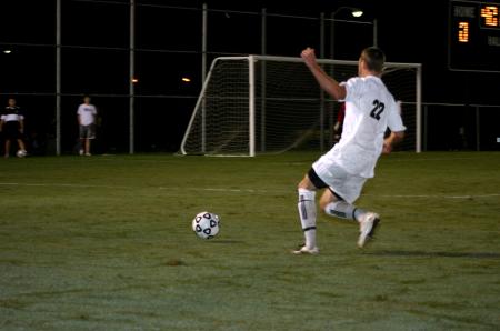 Junior Josh Hanna prepares for a Union scoring chance in the Bulldog's 2-1 win over Trevecca Nazarene. - Photo by Stephanie Schroeder