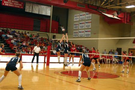 Union defeated Lambuth Univeristy during match at Fred Delay Gymnasium. - Photo by Stephanie Schroeder